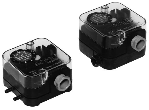 LGW A2/A2P Differential Pressure Switches for Air, Flue and Exhaust Gases